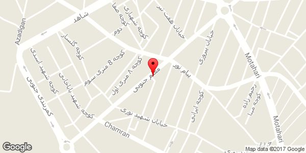 موقعیت فروشگاه زنجیره‌ای جانبو روی نقشه