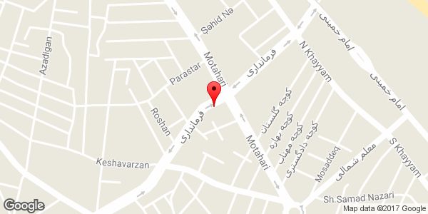 موقعیت فروشگاه لباس زنانه ترمه روی نقشه