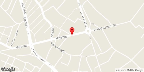 موقعیت آژانس املاک آزادی روی نقشه