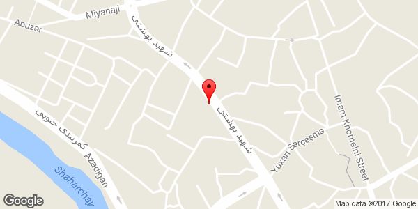 موقعیت تعمیرگاه یخچال حسینی روی نقشه