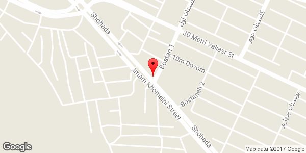 موقعیت تعمیرگاه مکانیکی نادر روی نقشه