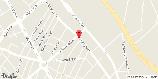 موقعیت آموزشگاه هنر معماری و عمران سکنا روی نقشه