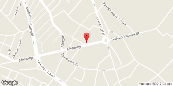 موقعیت کفش مهدی روی نقشه