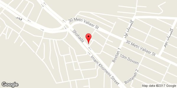 موقعیت سوپر مارکت وحید روی نقشه