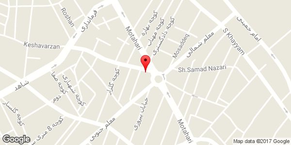 موقعیت شیشه بری کریم‌خانی روی نقشه