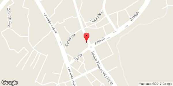 موقعیت دبیرستان شهید مطهری روی نقشه