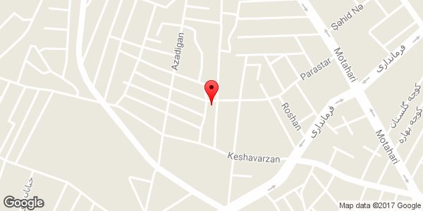 موقعیت نانوایی روی نقشه