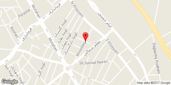 موقعیت سالن زیبایی ماتیک روی نقشه