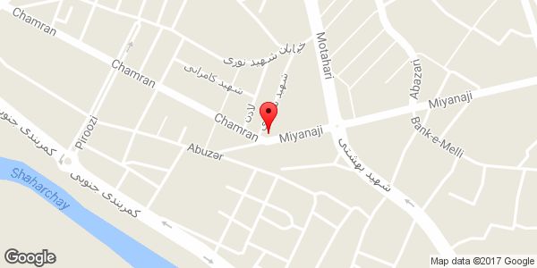 موقعیت لاستیک فروشی رضایی روی نقشه