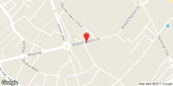 موقعیت سوپر مارکت و حبوبات فروشی روی نقشه