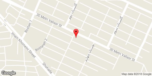 موقعیت مسجد ولیعصر روی نقشه