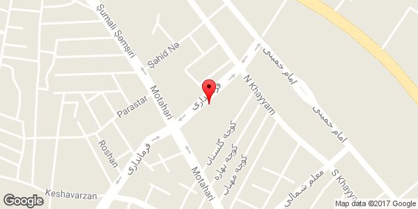 موقعیت معاونت استانداری و فرمانداری ویژه شهرستان میانه روی نقشه