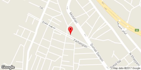 موقعیت اتو سرویس فرهنگیان روی نقشه