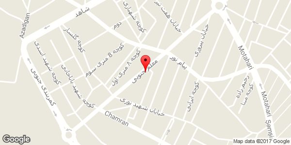 موقعیت انستیتو زیبایی بزک روی نقشه