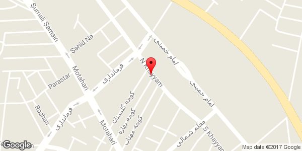 موقعیت کابینت سازی سهند روی نقشه