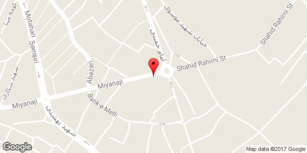 موقعیت نمایندگی ایرانسل روی نقشه