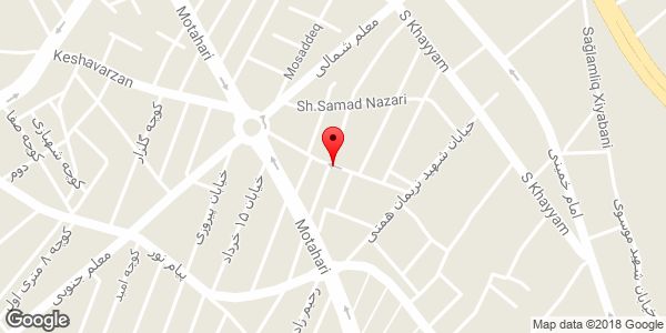 موقعیت خیابان سمیه روی نقشه