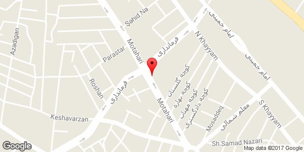 موقعیت فروشگاه نی‌نی تریپ روی نقشه