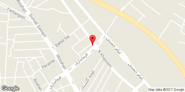 موقعیت سوپر مارکت وحید روی نقشه