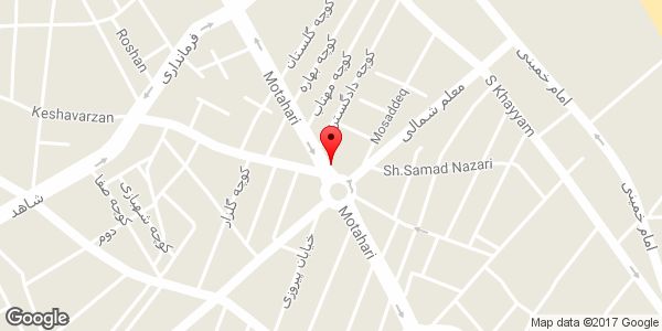 موقعیت دکه روزنامه فروشی روی نقشه