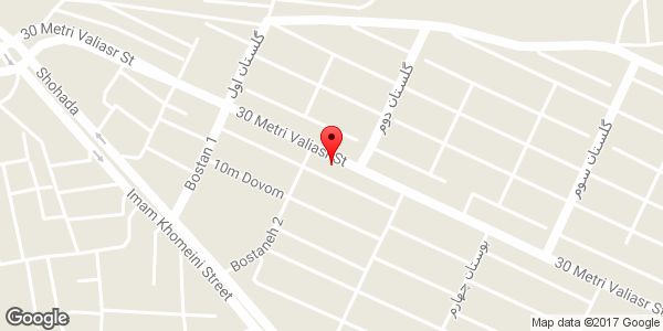 موقعیت پیرایش کمند روی نقشه