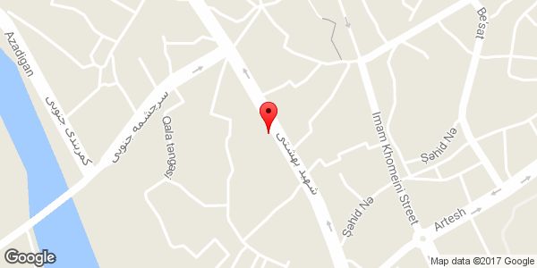 موقعیت اتو گالری سهیل روی نقشه