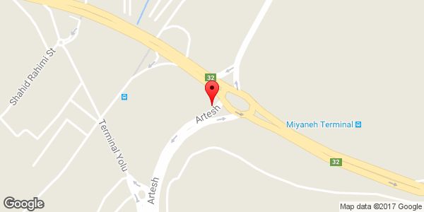 موقعیت اگزوز سازی و کارپیت کاری امیر روی نقشه