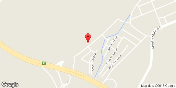 موقعیت کارگاه جوشکاری تکین روی نقشه