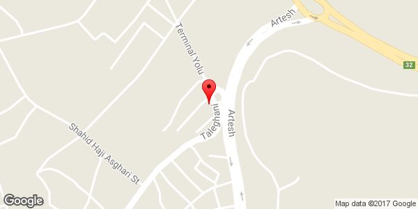 موقعیت اگزوز سازی و آهنگری بابک روی نقشه