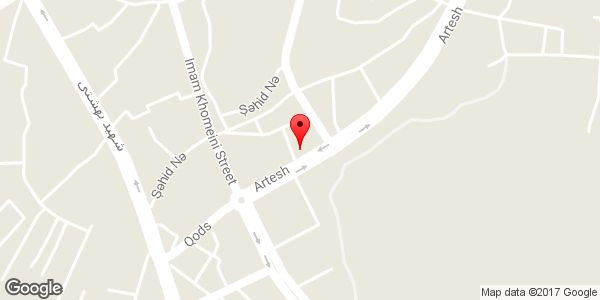 موقعیت تعویض روغنی و پنچر گیری علی روی نقشه