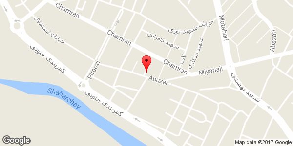 موقعیت سوپر مارکت روی نقشه