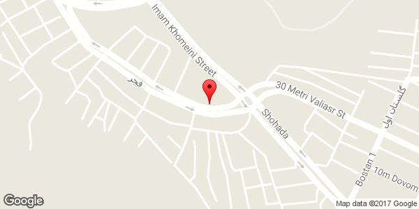 موقعیت پنچر گیری فجر روی نقشه