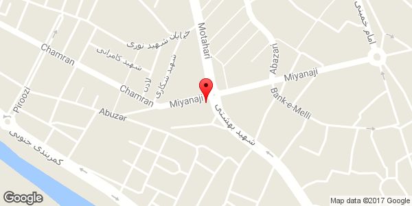 موقعیت تعمیرگاه پارس روی نقشه