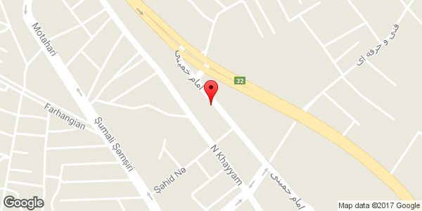 موقعیت گروه صنایع چوبی اکیاس وطن روی نقشه