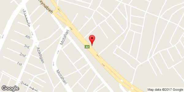 موقعیت تعمیرگاه تخصصی اسوه روی نقشه