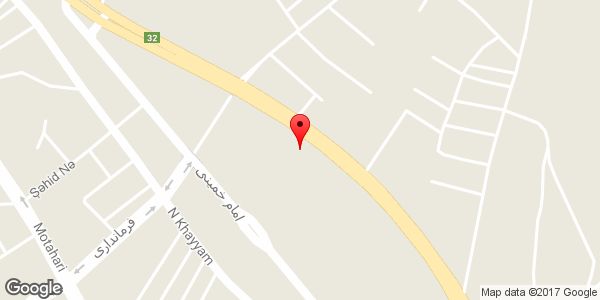 موقعیت مجتمع رزمی شهید آیت اله حامدی روی نقشه