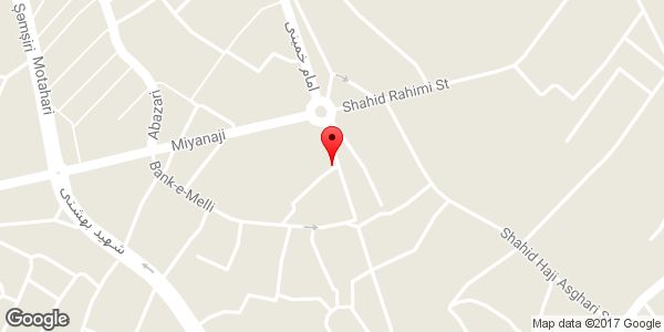 موقعیت لوازم آرایشی شقایق روی نقشه