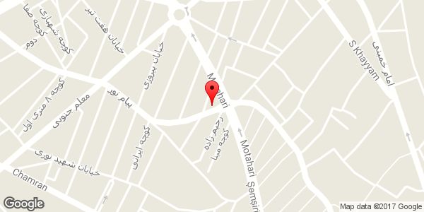 موقعیت شیرآلات سرد و گرم روی نقشه