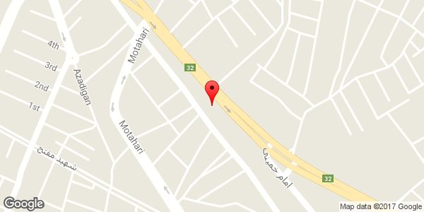 موقعیت کمک فنر سازی و جلوبندی احد روی نقشه