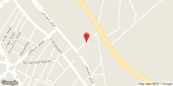 موقعیت سالن ورزشی جهان پهلوان تختی روی نقشه