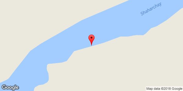 موقعیت رودخانه قرانقو روی نقشه