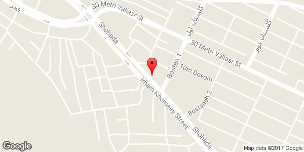 موقعیت صافکاری علیرضا روی نقشه