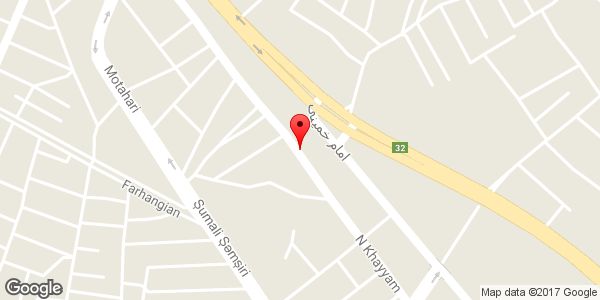 موقعیت سوپر مارکت خیام روی نقشه