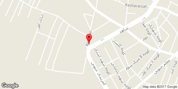 موقعیت فروشگاه مصالح ساختمانی مسیبی روی نقشه