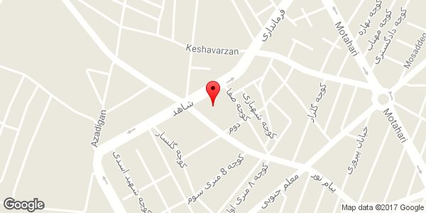 موقعیت بوستان دانش روی نقشه