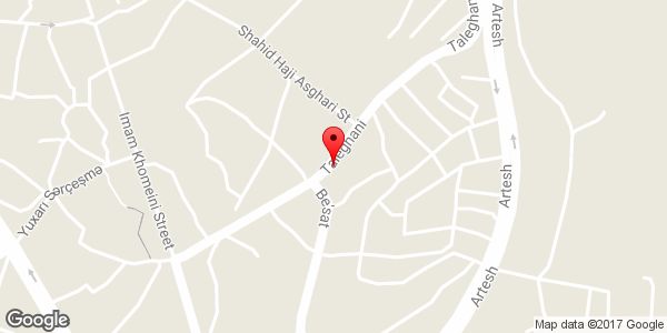 موقعیت خیاطی ترمه روی نقشه