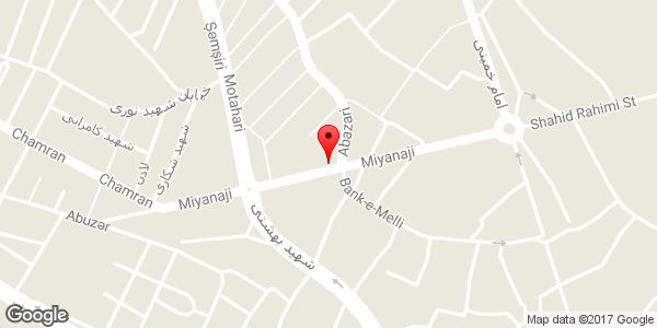 موقعیت لوله کشی آقائی روی نقشه