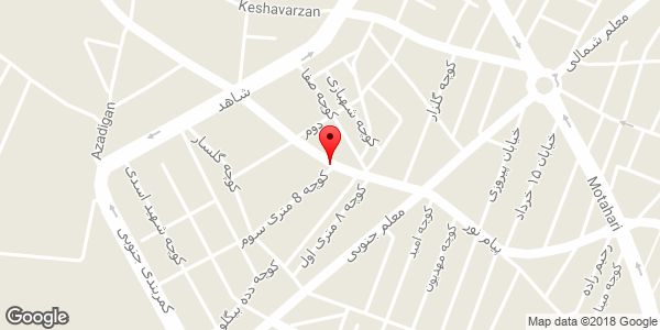 موقعیت خیابان ارشاد روی نقشه