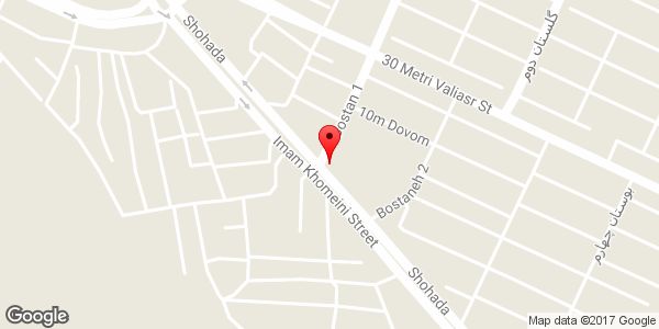 موقعیت مدرسه شبانه روزی پسرانه دکتر بهشتی روی نقشه