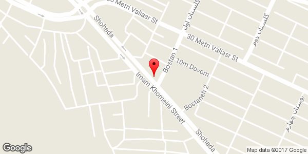 موقعیت اتو رنگ سعید روی نقشه